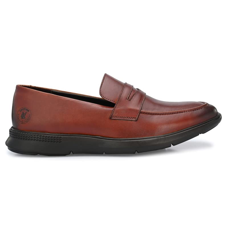 Image of Legwork Men's Leather Loafer Shoes for Men and Boys