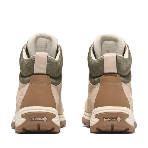 Timberland Timberland Women's White Ledge Mid Waterproof Hiking Boot, Light Beige Suede, 9 Medium
