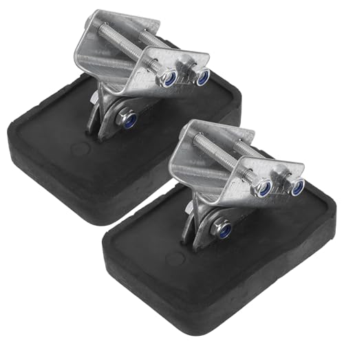 TOVINANNA 2 pezzi Piedini Antiscivolo per Scale in Alluminio Gomma Antiscivolo Resistente Copertura Protettiva per Piedi Scala Retrattile Ricambio per Scale Articolate e Segmentate