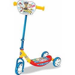 Patines 4 Ruedas Patrulla Canina Smoby Patrulla Canina - Patinete de 3 Ruedas, máximo 20kg, Regulable en Altura, Adecuado a Partir de 3 años, Multicolor (7600750190)