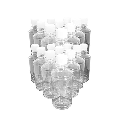 Othmro Lot de 20 flacons en plastique transparent pour réactif chimique - 250 ml Cover