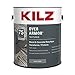 KILZ Over Armor Wood & Concrete Resurfacer, Exterior, Textured, Slate Gray, 1 Gallon
