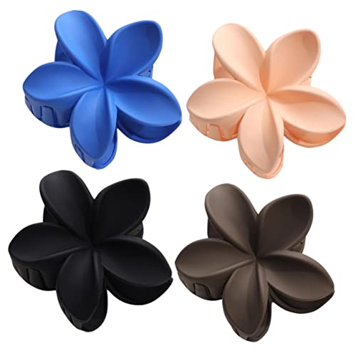 Mikinona 4 Piezas Pinzas Clips Antideslizantes Accesorios de Coloridos Duraderos Mujeres Niñas Color Aleatorio