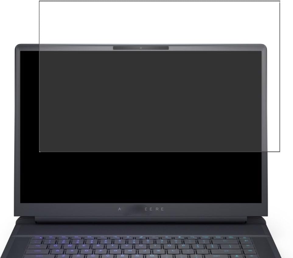 Puccy Tempered Glass Screen Protector Film, compatible with Alienware 16 Area 51 AA16250 16" Laptop (Active Area Cover Only) Protective Protectors Guard