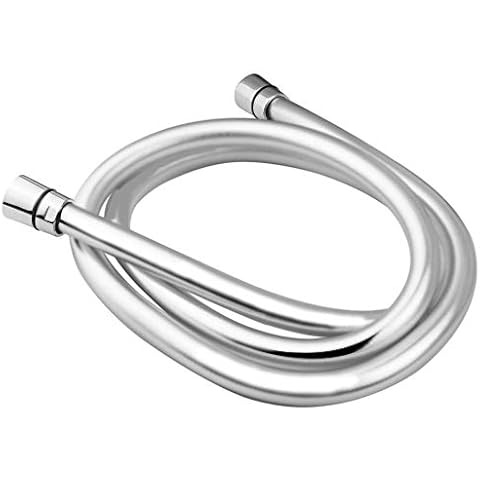 PIH Luxury Shower Hose 59 inch (4.9 Ft.) for Handheld Showerhead， with Convenient Swivel Base keep Hose Trangle-free for more exibility to against Twist Cover