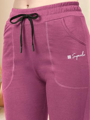 Image of Pinkmint Cotton Style Pyjamas for Women Combo l Stylish Side 2 Pockets l Gym Wear l Comfortable Track Pant