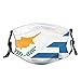 Produktbild BIT Halstuch mit wehender Flagge von Griechenland und Zypern, Gesichtsmaske, staubdicht, atmungsaktiv, zum Angeln, Wandern, Laufen, Radfahren