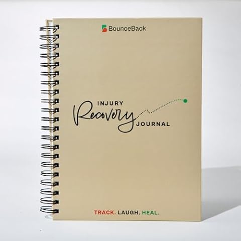 Injury Recovery Journal: The Ultimate Guide to Orthopedic Injury Recovery, Research-Based Toolkit, Guided Weekly Roadmap, Perfect for Knee, Shoulder, Hip, Wrist, Elbow Injuries and More Cover