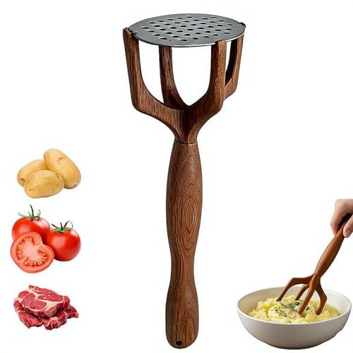 PLGEBR Wooden Ground Beef Masher