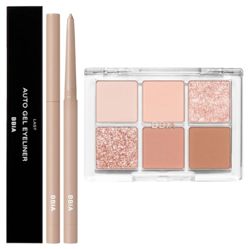 BBIA Last Auto Gel Eyeliner (13 PEANUT BEIGE) + Ready To Wear Eye Palette Bundle Set miniatura 1