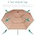Best Choice Products 10ft 3-Tier Solar Patio Umbrella, Outdoor Market Sun Shade for Backyard, Deck, Poolside w/ 24 LED Lights, Tilt Adjustment, Easy Crank, 8 Ribs - Tan