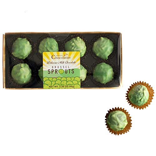 Chocoladetruffels - Chocolade Spruitjes - Nieuw Kerst Gift van de Chocolade door Martin's Chocolatier (8 Truffles) - Image 3