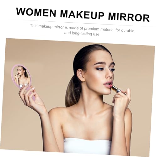 Ipetboom 2pcs espejo maquillaje portátil con luz miniatura 4