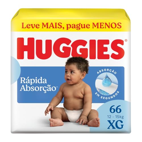 Huggies Fralda Tripla Proteção XG 66 Un