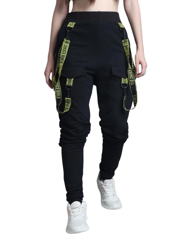 the dance bible Women Color Block Baggy Fit Joggers-picture-19