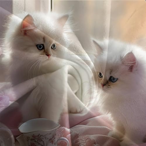 Parure chaton IOFEER lit double pour des nuits tendres pleines de douceur et de confort - 7