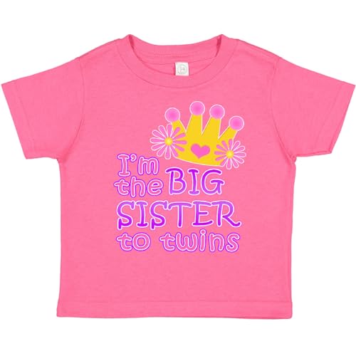 inktastic I'm The Big Sister to Twins. Toddler T-Shirt
