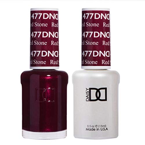 DND 477 Red Stone Gel & Matching Polish Set - DND Gel & Lacquer