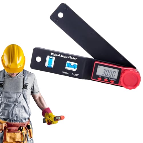 �f�W�^���p�x�v | LED �f�B�X�v���C�t���p�x��K 0-200 �x�؍H���x��c�[�� | ���z�p�̐��m�ő��@�\�Ȗ؍H�f�W�^���p�x�t�@�C���_�[�c�[��