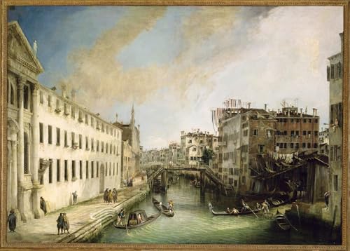 Affiche Rio dei Mendicanti par Canaletto 60x90cm poster art graffiti