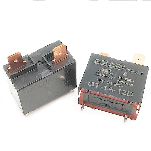 Relais 4 Broches GT-1A-12DP 12V avec commutation haute capacité 25A