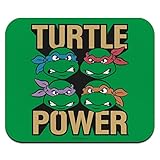 Teenage Mutant Ninja Turtles Power Headshots Low Profile Thin Mouse Pad Mousepad