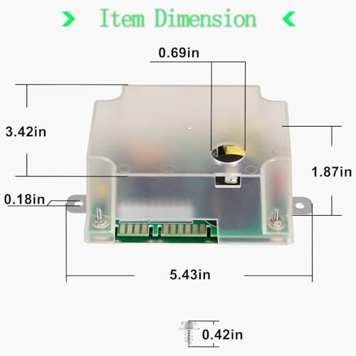 UIB64 Universal Ignitor Board Ignition Control Board for Atwood AC/Gas RV Water Heaters with Both 4 & 6 Position Edge Style / 10 Pin Connector by Camoo - Used condition - Image 7