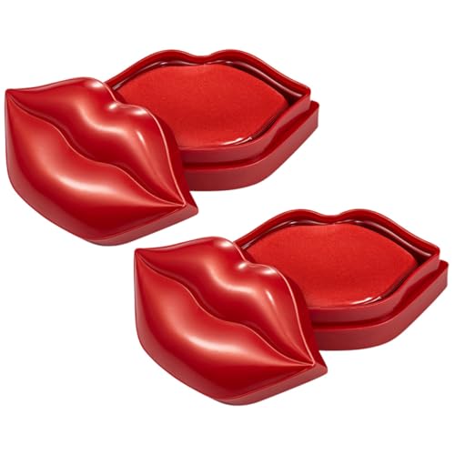 Anneome 40 piezas Labiales Hidratantes de Gel Cuidado Antiedad y Agrietamiento con Extracto de Cereza Cajas para Labios Secos y Sensibles Nutrición Intensiva y Reparación Nocturna