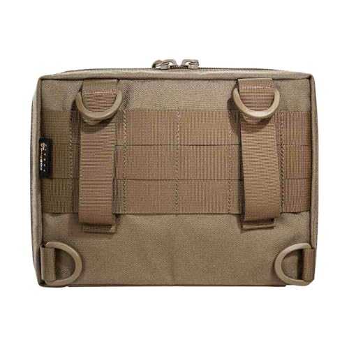 Tasmanian Tiger TT EDC Pouch kompatybilny z Molle organizer do plecaka, dodatkowa torba na narzędzia i zestaw pierwszej pomocy z powierzchnią łatową (Coyote Brown)
