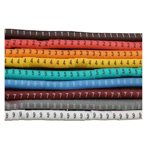 Marqueurs de câbles et étiquettes numériques pour fils électriques 4.5mm