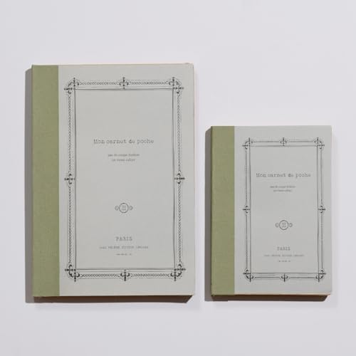 Image of PETAL & FLOW B6 Size Rough NoteBook 5 inch x 7 inch, 288 pages (144 sheets), Vintage Style (Diary)