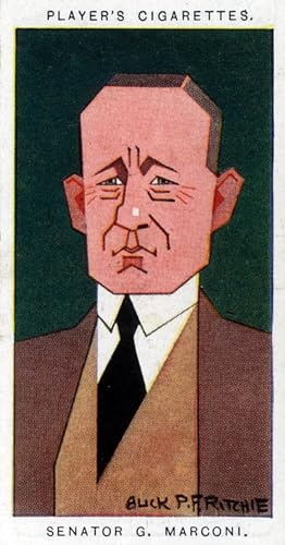 Affiches d'art Guglielmo Marconi pour décorer un bureau ou un salon élégant