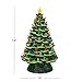 Mr. Christmas Nostalgic Ceramic Christmas Tree with LED Lights Indoor Decoration, 18 Inches, Green
