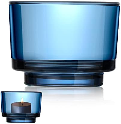 Candle Holders Vintage Tea Light Holder Glass Candle Holders Wedding Votive Candle Stand for Church Bedroom Table Party Decoration