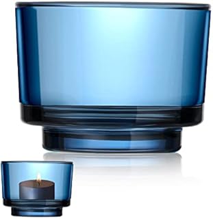 Candle Holders Vintage Tea Light Holder Glass Candle Holders Wedding Votive Candle Stand for Church Bedroom Table Party Decoration