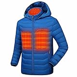 Venustas Heated Jacket with Battery Pack 5V (Unisex), Heated Coat for Women and Men with Detachable...