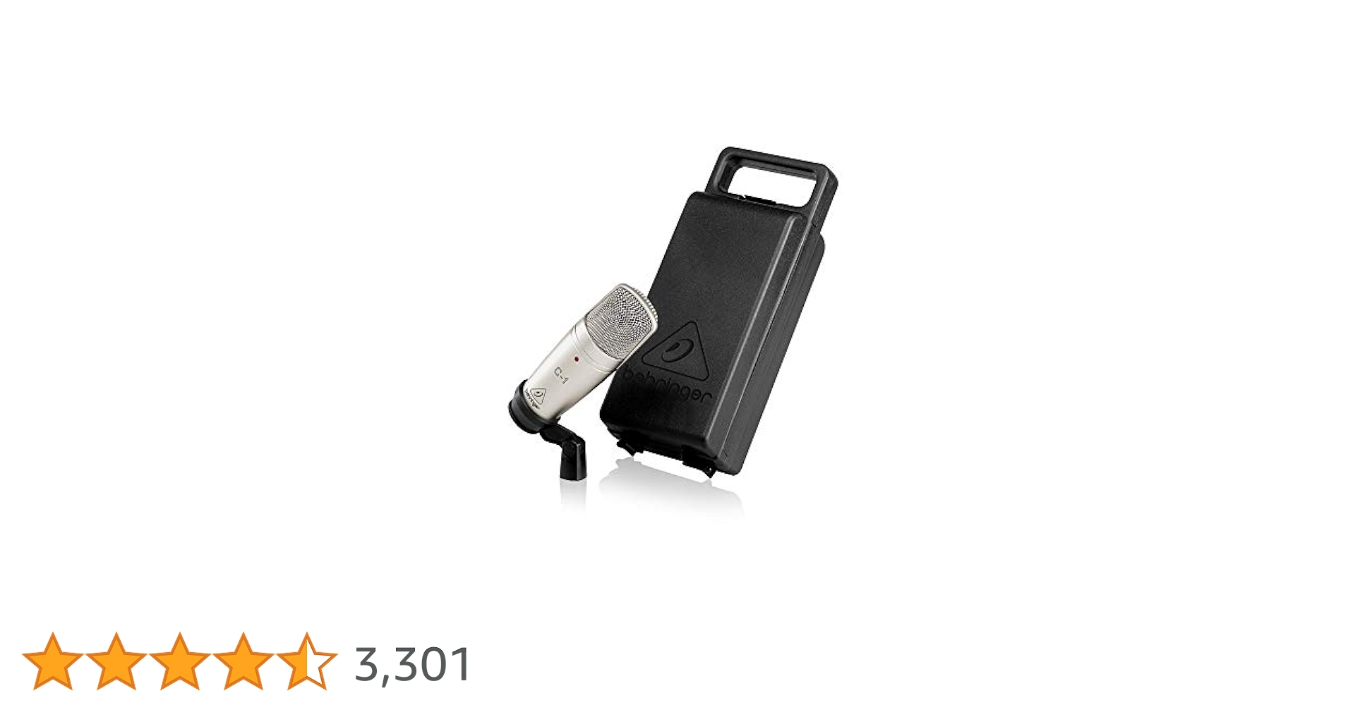 Amazon | Behringer(ベリンガー) コンデンサーマイク キャリング