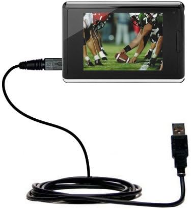 Classic Straight USB Cable suitable for the FLO TV PTV 350 Personal Television with Power Hot Sync and Charge Capabilities - Uses TipExchange Technology