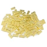 Fake Gold Coins - 100 Pieces Tiny Golden Coin for Crafts, Party Favors,Photography Props Miniatures, Small Scale Scene, Vase Filler, Train Set Scenery, Treasure Chest Decoration,Miniature Decoration