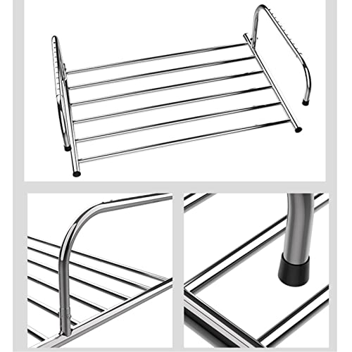 Étendoir à chaussures de balcon extensible et suspendu sans perçage