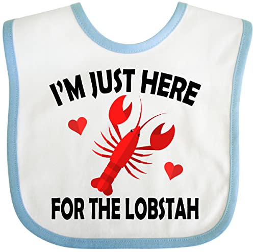 inktastic Just Here for the Lobster Baby Bib
