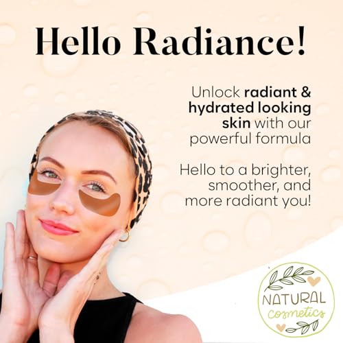 Koffein Augenpads Gegen Augenringe (30 Paare) – Eye Pads zur Hydratation, Under Eye Patches zur Augenringe Entfernen, Augenpads gegen Tränensäcke, Geschwollene Augen Tränensäcke