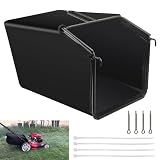 Braveboy Lawn Mower Rear Grass Catcher Bag W/Grass Catcher Frame Set Comapatible with Kobalt 40V Max KM 2041B-06, 2040X-06