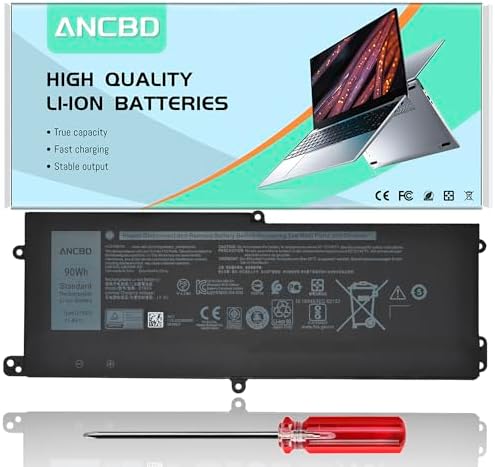 Laptop Batterij BNN Batería Genuina De 11,4 V NDT9XG Para Dell Alienware Area 51m Rea-51m ALWA51M 7PWKV P38E001 07PWXV 7500mah D1748DW D1746B D1766B - AliExprs Alienware Batterij Vervanging