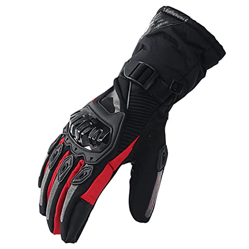 Gants de moto imperméables homme hiver chauds écran tactile anti-froid