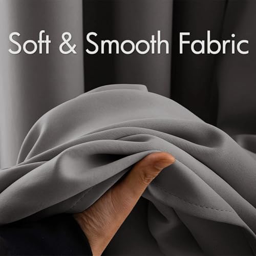 Image of MIULEE Closet Curtain for Open Closet Without Door Grommet Top 34x80 Inches | Covers Closet, Privacy Curtains for Room Divider, Sun /Light Blocking, Quality Fabric, Doorway