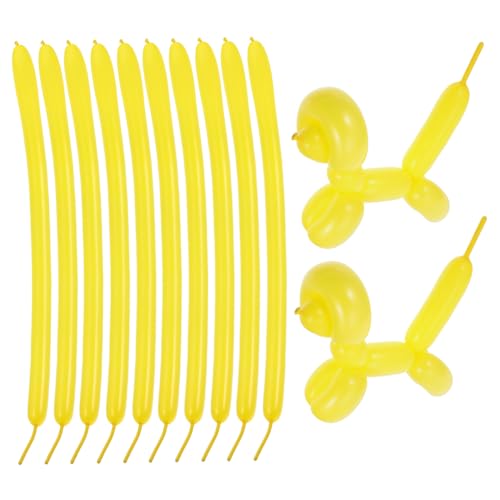 Toyvian 100pezzi Palloncini Lunghi Per Modellismo Palloncini Decorativi Per Feste Matrimoni e Compleanni Facili Da Modellare e Personalizzare Opaco Per Creazioni Artistiche e Decorazioni