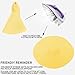 Oversized Beach Straw Hats for Women Extra Large Wide Brim Beach Hat Foldable Roll up Floppy Sun Hat Summer UV Protection (Yellow)