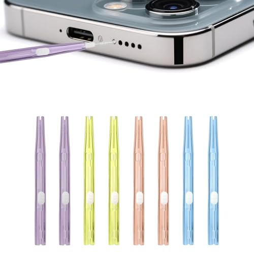 Ya en manzanajugosa.com: 8 Piezas Kit Limpieza Móvil con Limpiadores de Puerto Carga y Kit Limpieza movil, Colores: Amarillo, Azul, Morado, Marrón, Ligero para iPhone, Android y Más Dispositivos