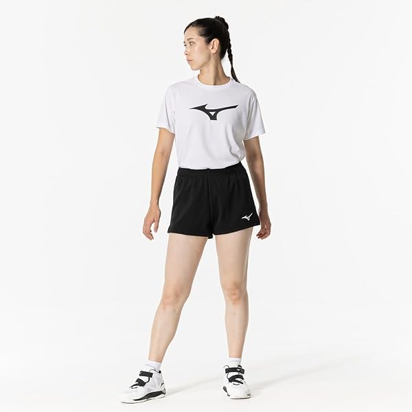MIZUNO(ミズノ) バレーボールウェアゲームパンツ ニット素材 股下8.5cm(L寸) ストレッチ 吸汗速乾 V2MBB201レディース - 5